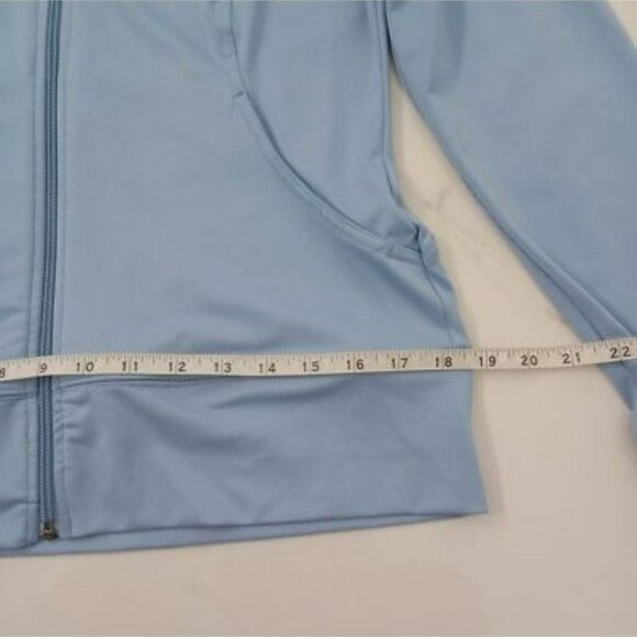 Champion Blue Full-Zip Jacket Womens S Lightweight Stretchy - Picture 10 of 12